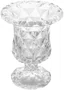 Vaso com Pé de Vidro Diamond 14,5x11,5cm - Lyor