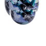 Vaso Murano Espiral Azul Turquesa 10,5 Cm