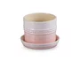 Vaso para Ervas com Bandeja 14cm Shell Pink - Le Creuset