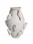 Vaso Pássaros em Cerâmica Branco Fosco 35x15x30cm - Grillo