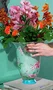 Vaso Peony Blue 30cm - Tea Delight