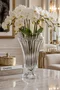 Vaso Triare com Pe em Cristal 12 X 24cm