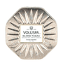 Vela Lata Octogonal 3 Pavios 50h Blond Tabac