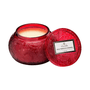 Vela Pote Vidro Chawan 50h Goji Tarocco Orange