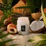 Vela Pote Vidro G 100h Relevo Tahitian Coconut Vanilla - Voluspa