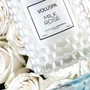 Vela Pote Vidro G 100h Tampa Vidro Milk Rose - Voluspa