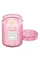 Vela Pote Vidro G100H Rose Petal Ice Cream