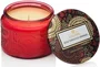 Vela Pote Vidro P 25h Relevo Goji Tarocco Orange Voluspa