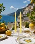 Vela Velazza Divine Amarela Limao Siciliano 3 Unidades