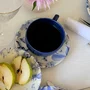 Xícara de Chá com Pires Frutela Azul 6Pçs - Alleanza