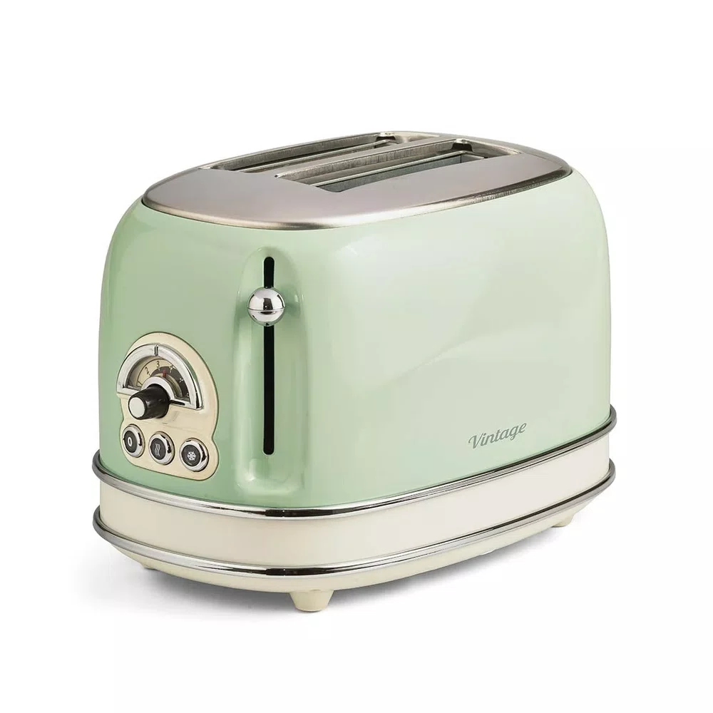 Torradeira Elétrica Vintage Verde 127V 750W - Ariete
