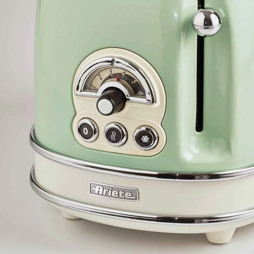 Torradeira Elétrica Vintage Verde 127V 750W - Ariete