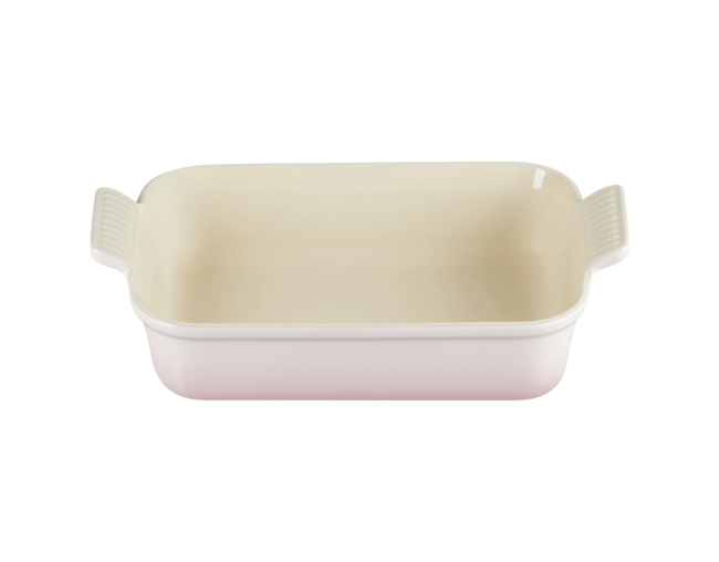 Travessa Retangular Heritag 32cm Shell Pink - Le Creuset