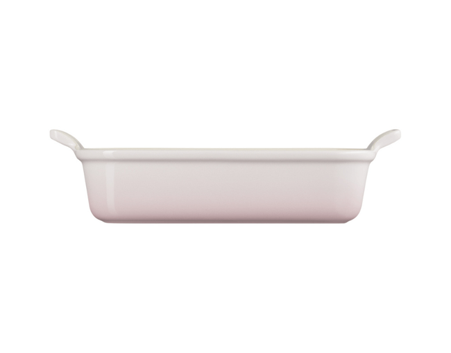 Travessa Retangular Heritag 32cm Shell Pink - Le Creuset